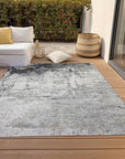 Addison Rugs Kaelira Gray Washable Indoor-Outdoor Rug