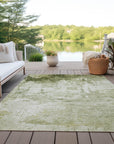 Addison Rugs Kaelira Green Washable Indoor-Outdoor Rug