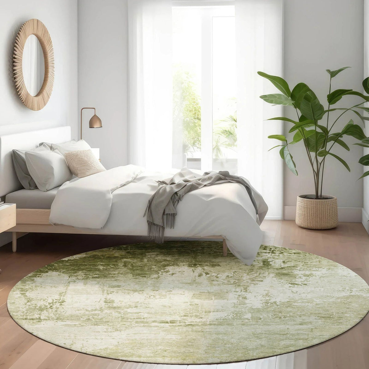 Addison Rugs Kaelira Green Washable Indoor-Outdoor Rug