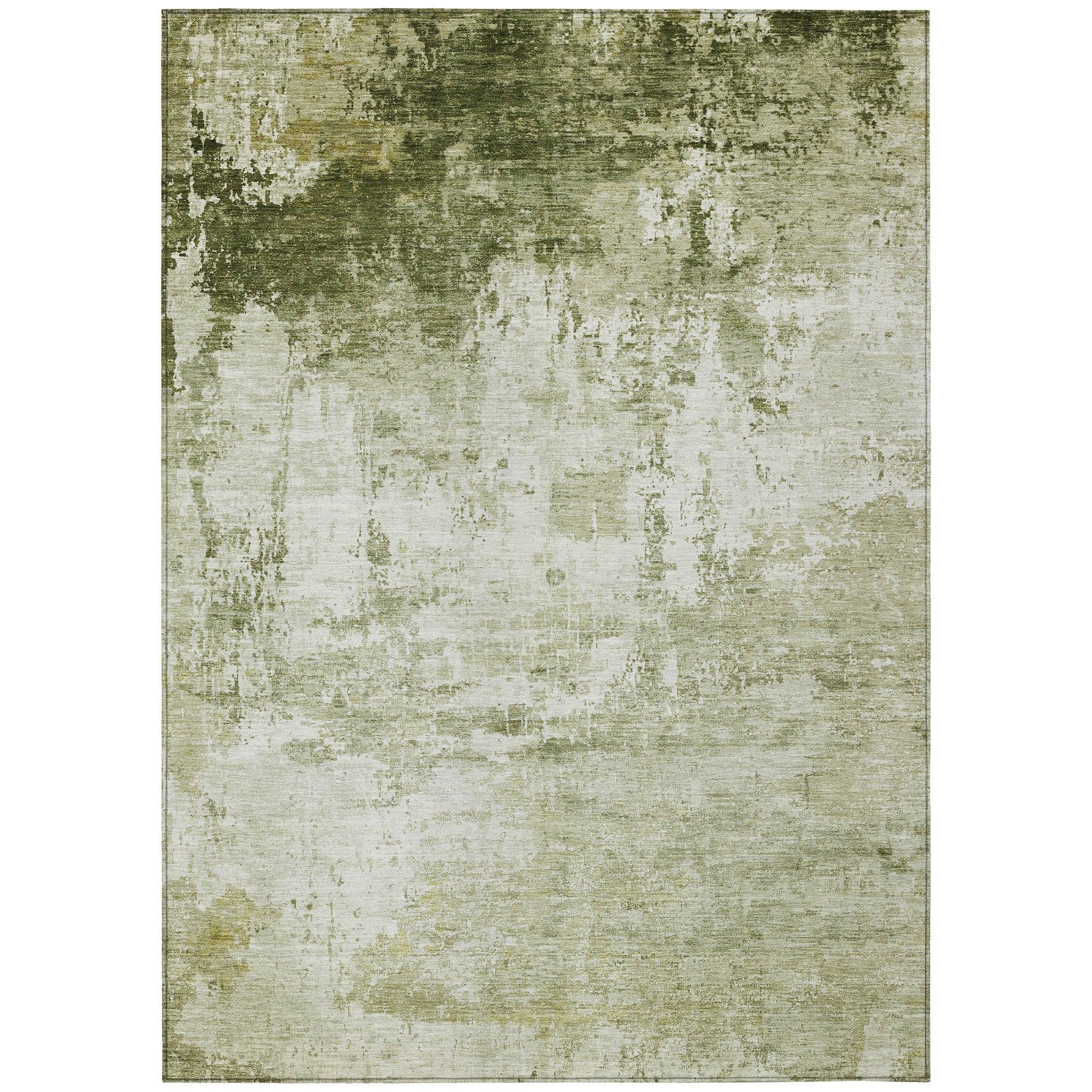 Addison Rugs Kaelira Green Washable Indoor-Outdoor Rug
