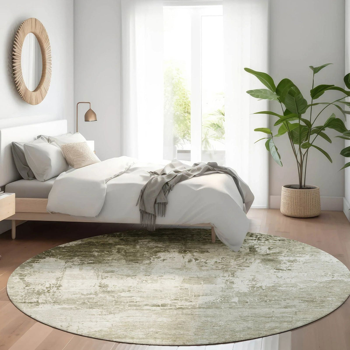 Addison Rugs Kaelira Taupe Washable Indoor-Outdoor Rug