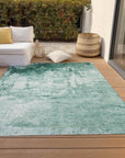 Addison Rugs Kaelira Teal Washable Indoor-Outdoor Rug
