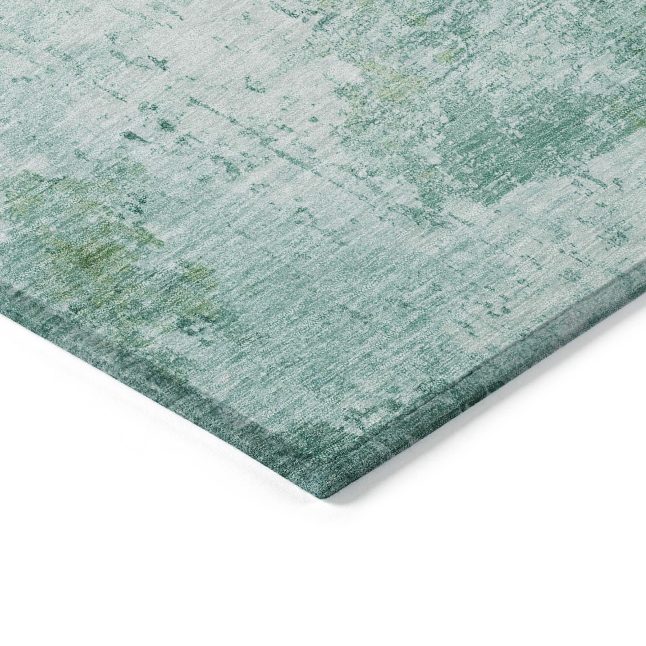 Addison Rugs Kaelira Teal Washable Indoor-Outdoor Rug