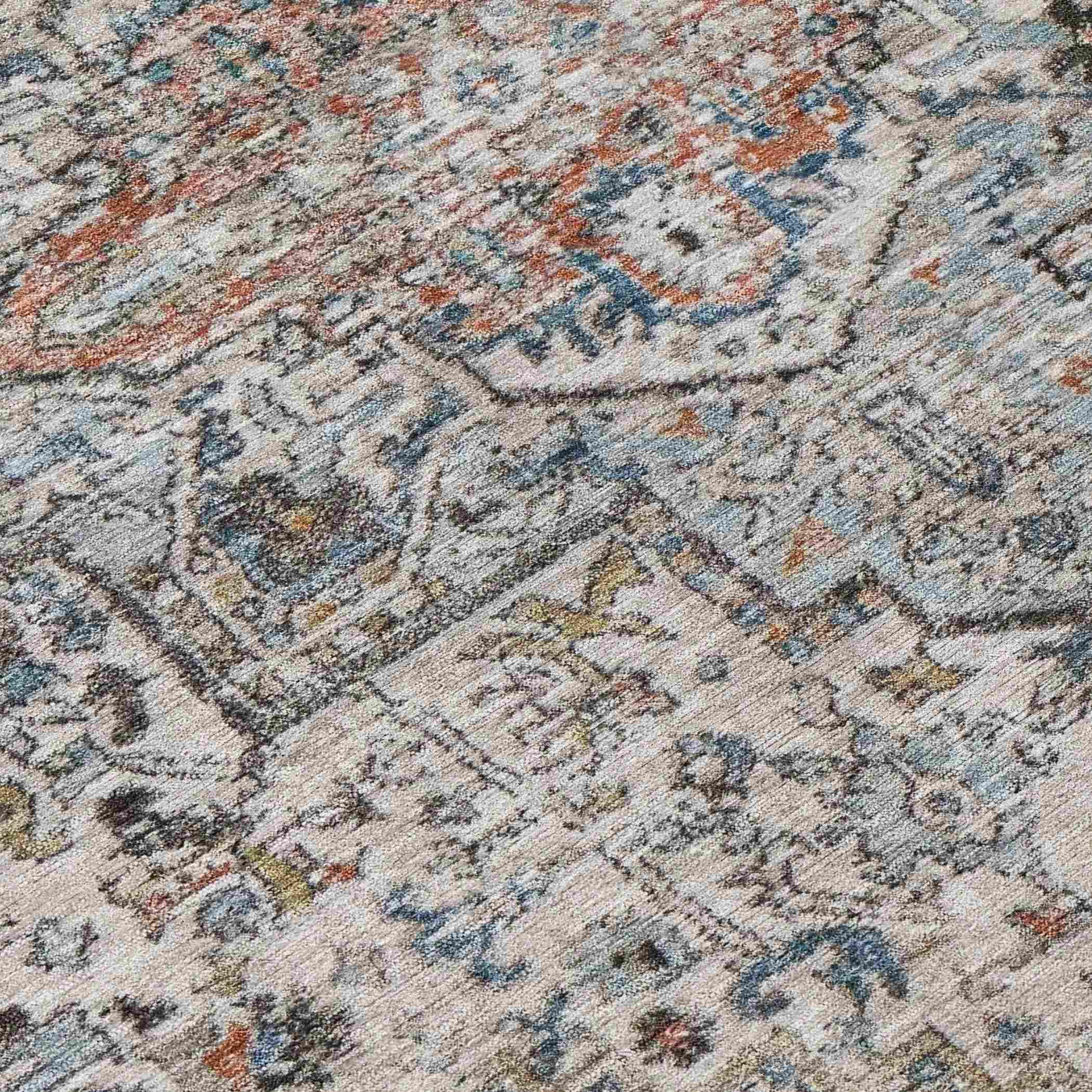 Addison Rugs Kaelon Ivory Washable Indoor-Outdoor Rug