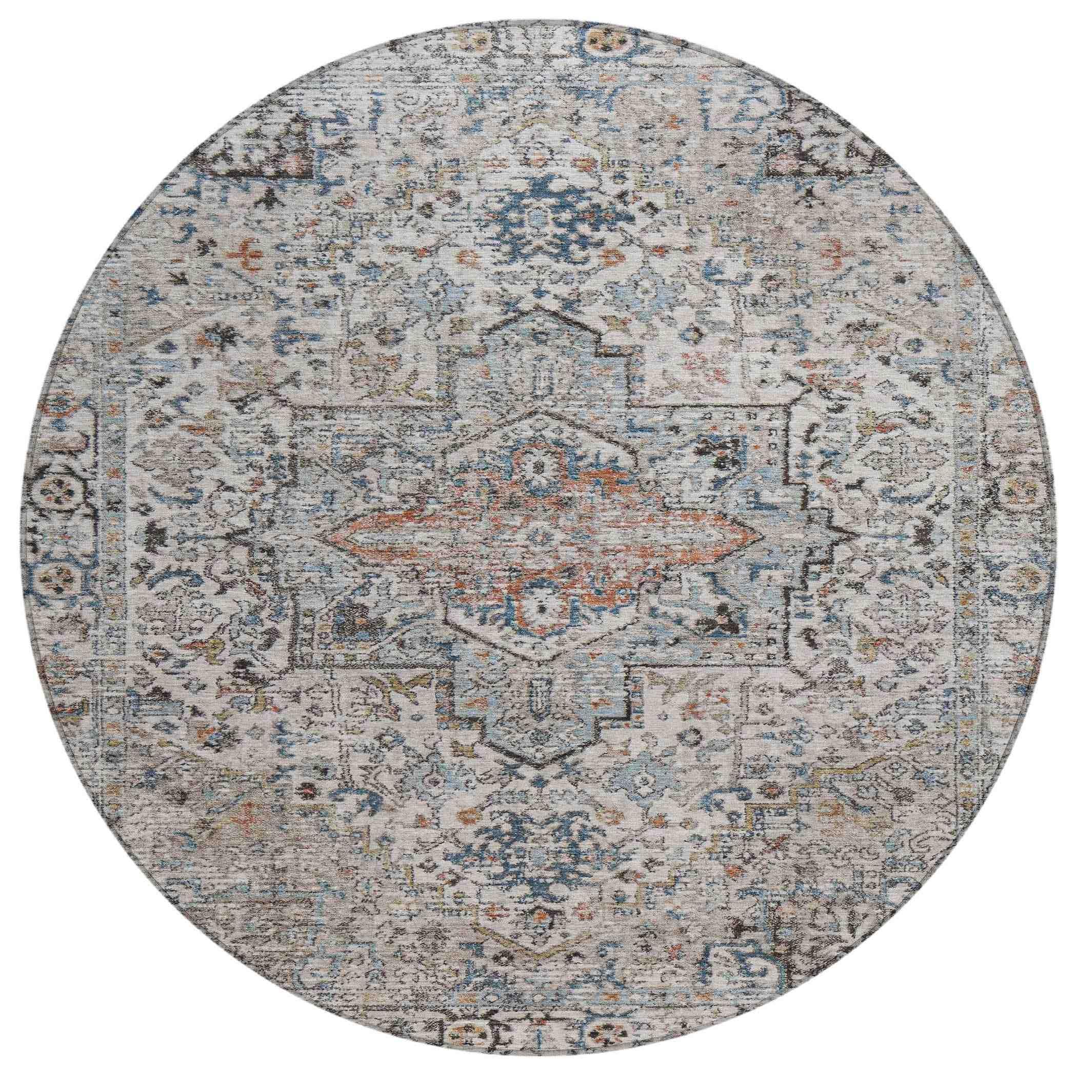 Addison Rugs Kaelon Ivory Washable Indoor-Outdoor Rug