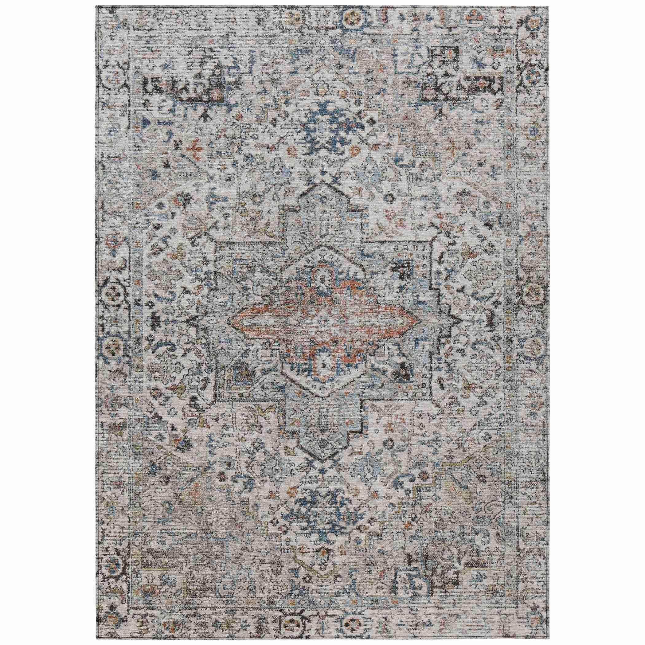 Addison Rugs Kaelon Ivory Washable Indoor-Outdoor Rug