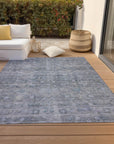 Addison Rugs Kaelora Blue Washable Indoor-Outdoor Rug