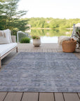 Addison Rugs Kaelora Blue Washable Indoor-Outdoor Rug