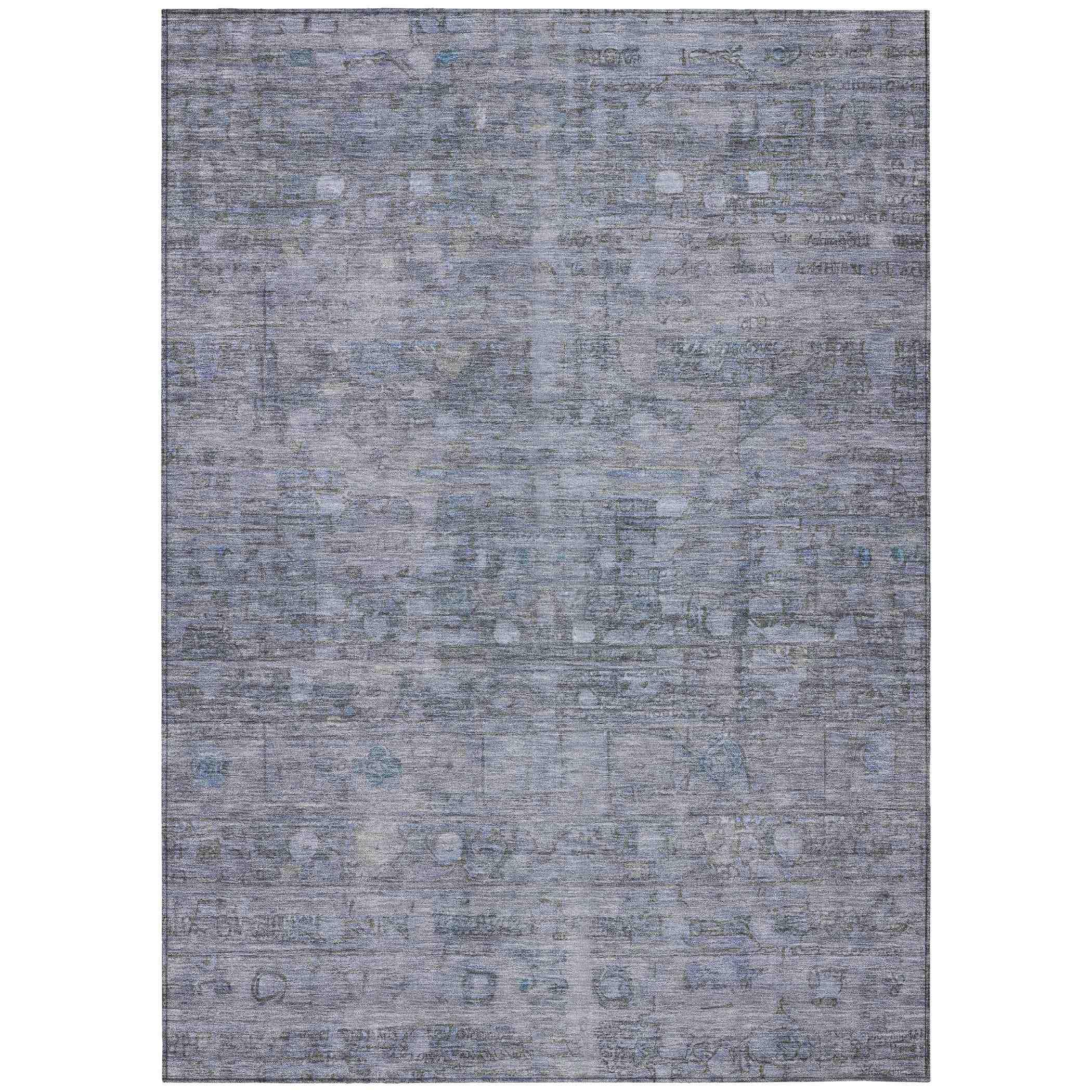 Addison Rugs Kaelora Blue Washable Indoor-Outdoor Rug