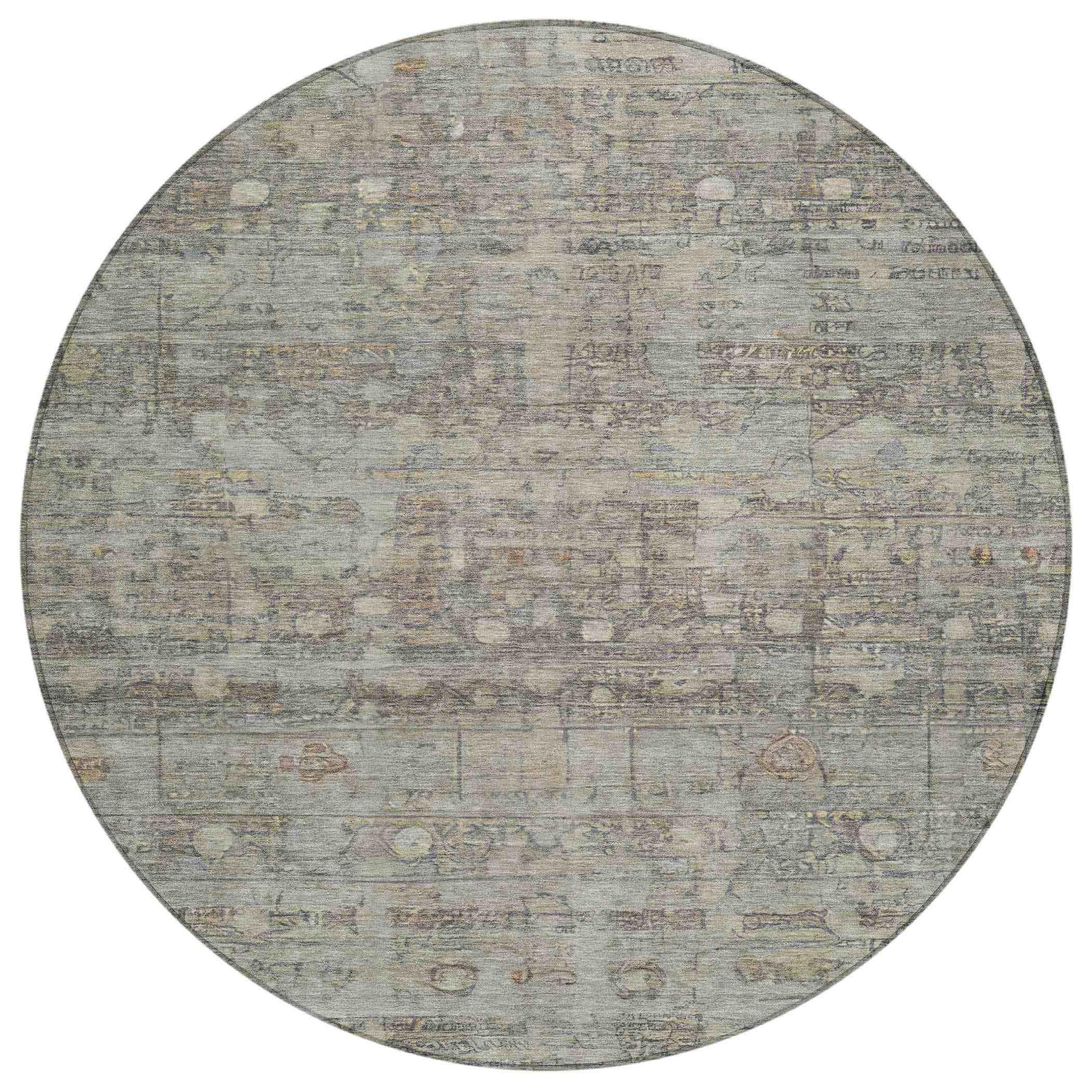 Addison Rugs Kaelora Brown Washable Indoor-Outdoor Rug