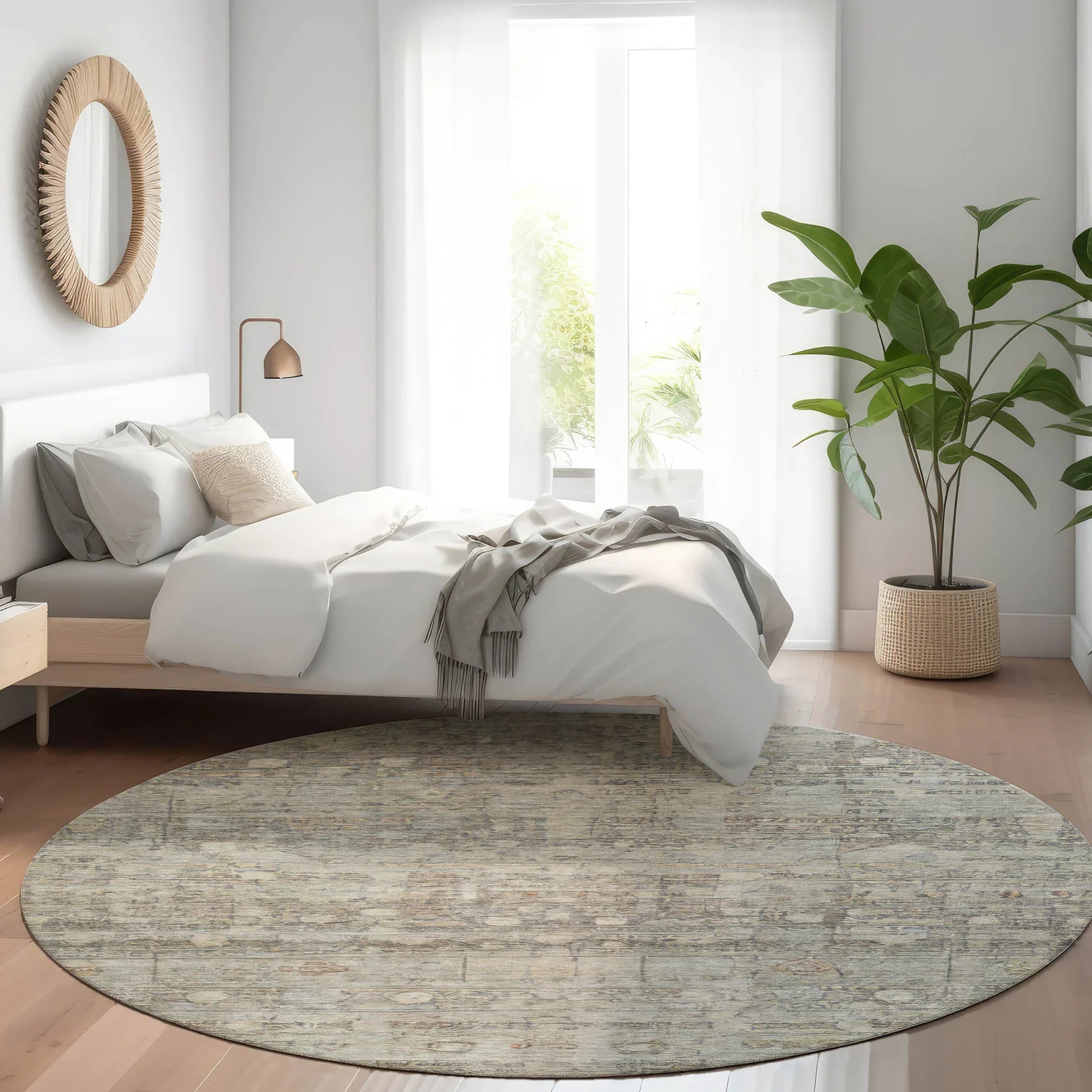 Addison Rugs Kaelora Brown Washable Indoor-Outdoor Rug