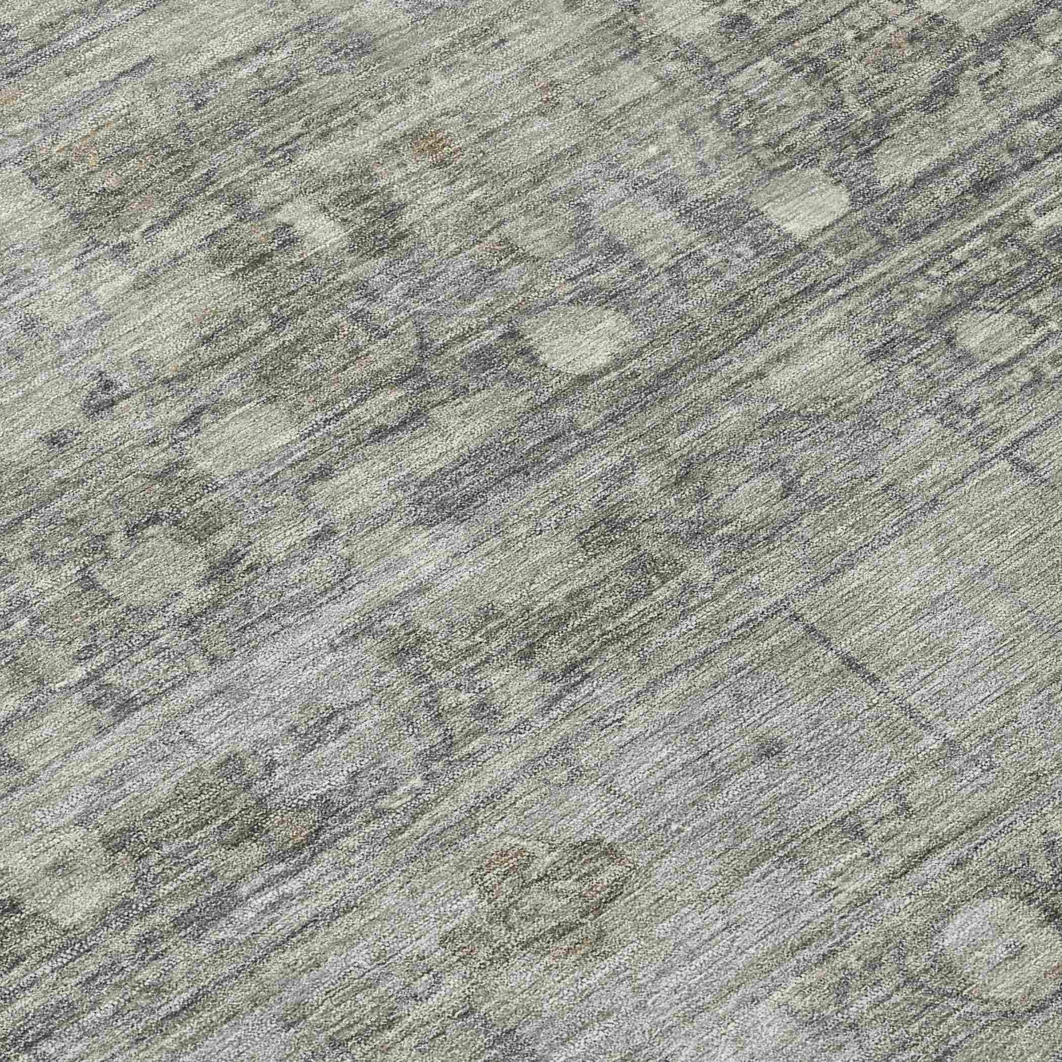 Addison Rugs Kaelora Gray Washable Indoor-Outdoor Rug