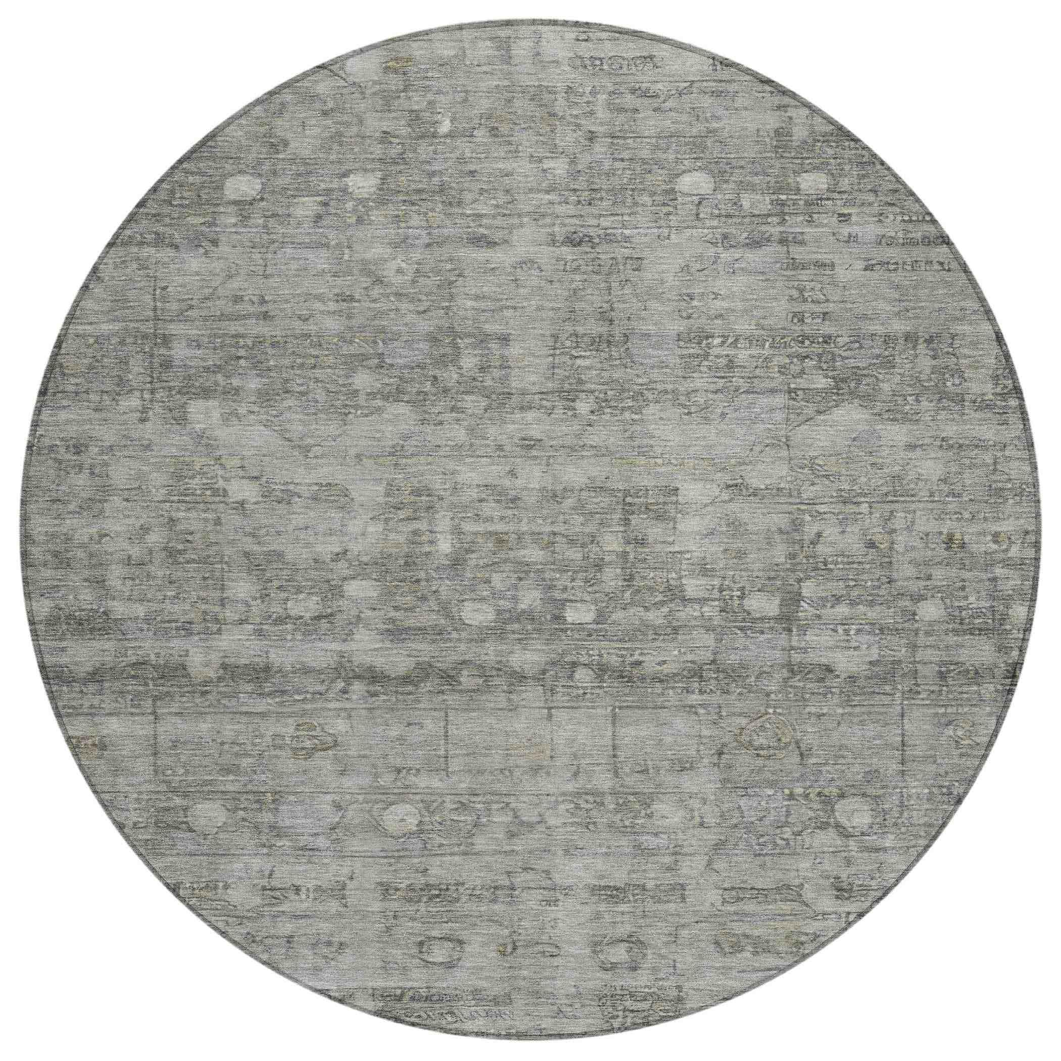 Addison Rugs Kaelora Gray Washable Indoor-Outdoor Rug