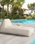 Zuo Modern Kalm Olefin Fabric Outdoor Chaise Lounge