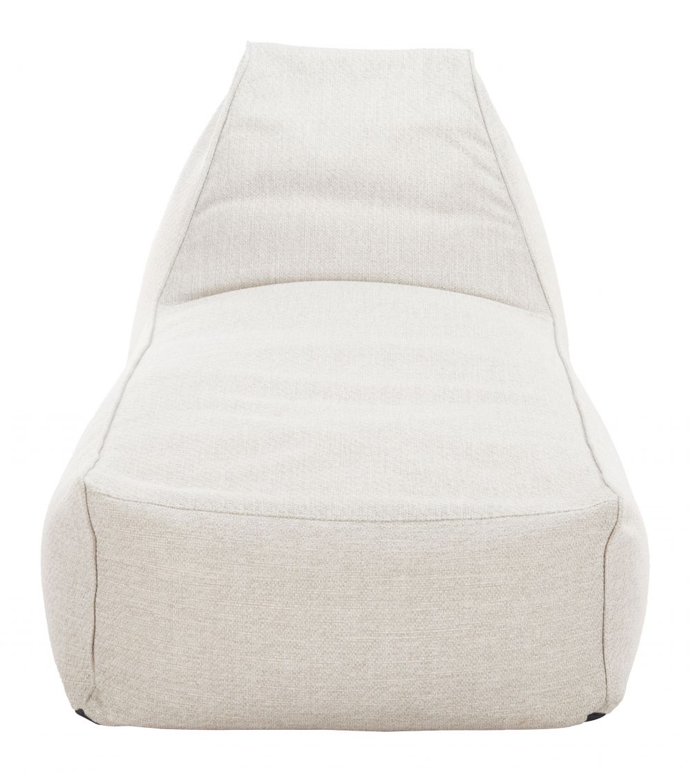 Zuo Modern Kalm Olefin Fabric Outdoor Chaise Lounge