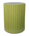 Kara Accent Table - Green Outdoor End Table