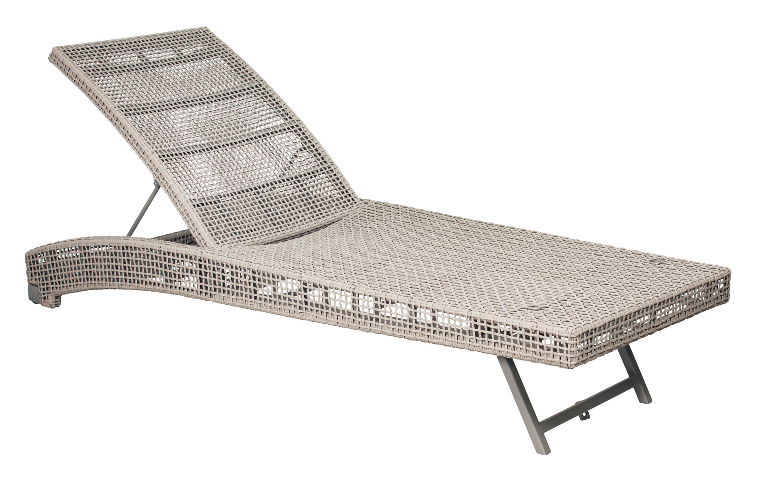 Keys Pool Chaise Set of Two - Light Gray Outdoor Lounge Sets