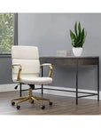SUNPAN Kleo Leather Stylish Office Chair