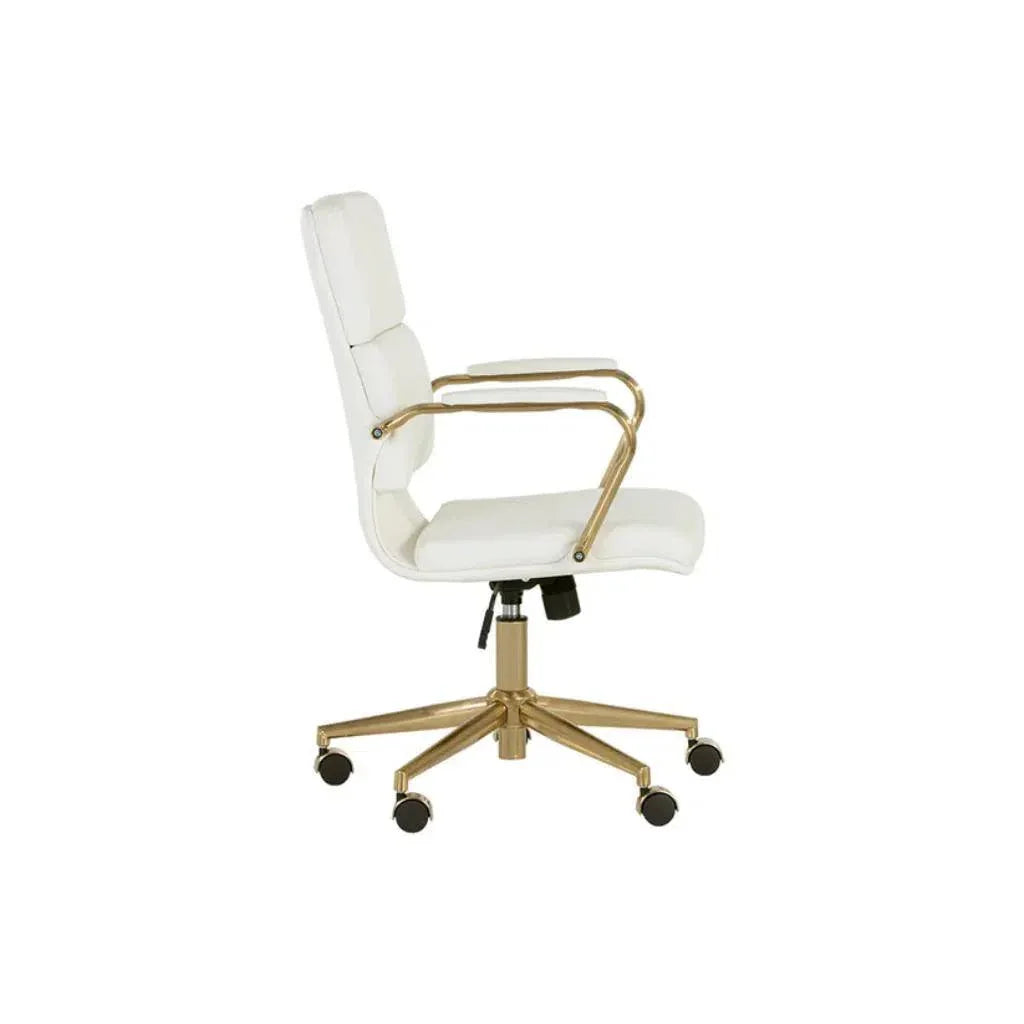 SUNPAN Kleo Leather Stylish Office Chair