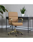 SUNPAN Kleo Leather Stylish Office Chair