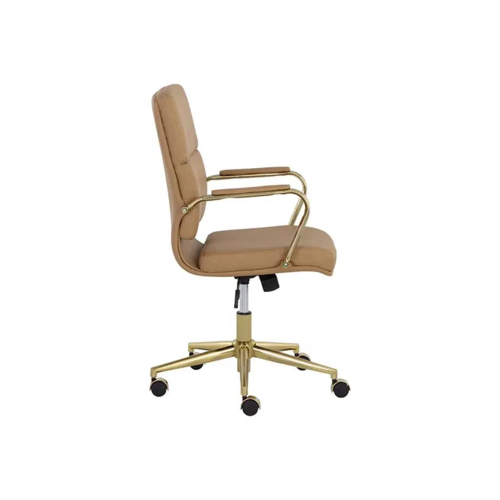 SUNPAN Kleo Leather Stylish Office Chair