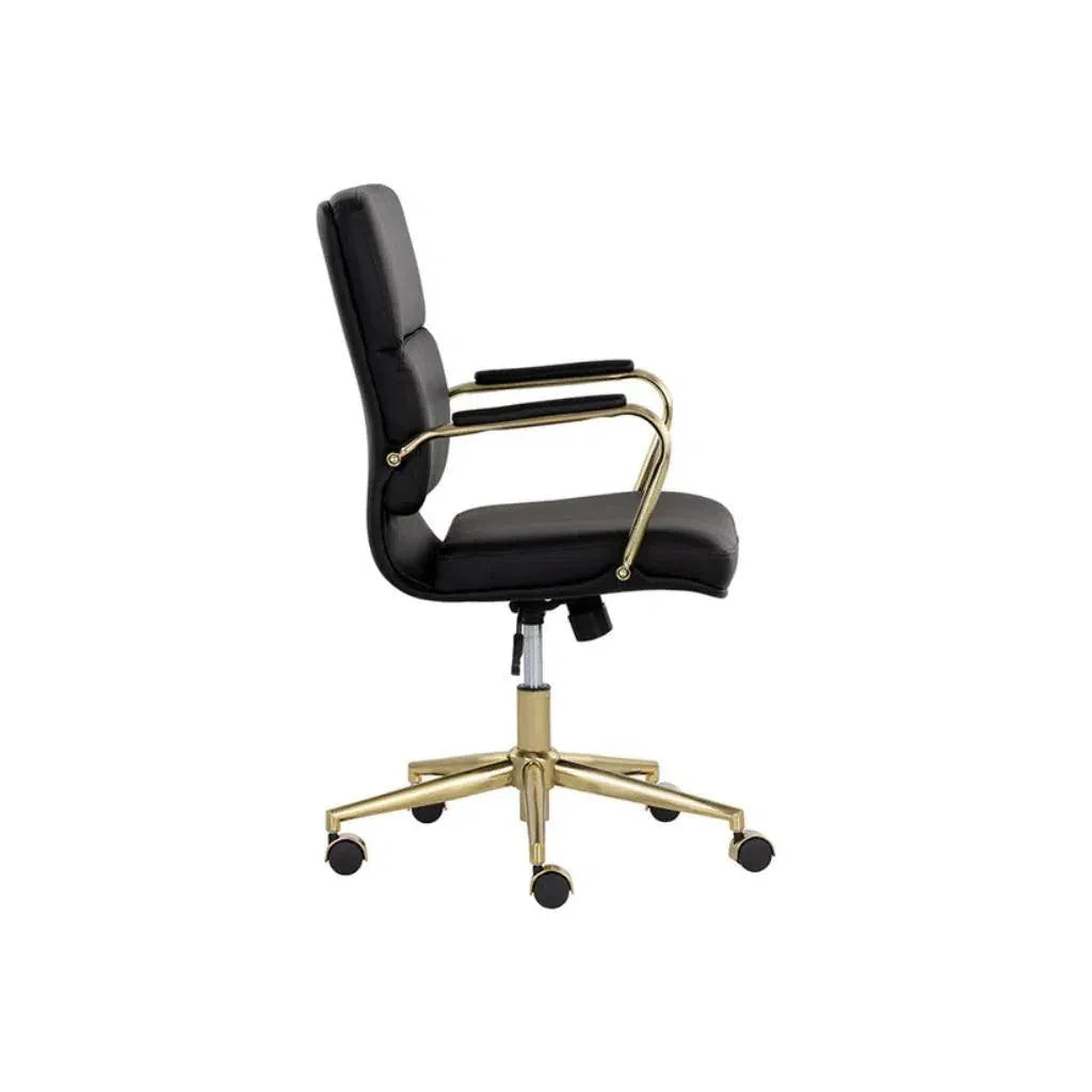 SUNPAN Kleo Leather Stylish Office Chair