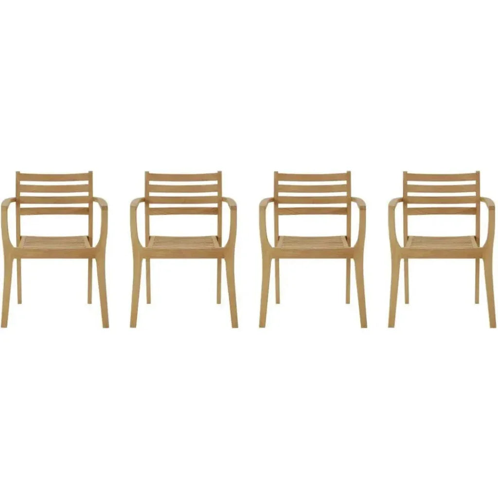HiTeak Kolding Stacking Armchair (Set of 4)