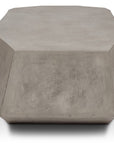 Kristal Fiber Reinforced Concrete Geometric Coffee Table