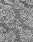 LOOMLAN Rugs Krymera Gray Washable Indoor-Outdoor Rug