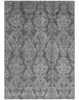 LOOMLAN Rugs Krymera Gray Washable Indoor-Outdoor Rug