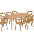 HiTeak La Costa Teak Barrel Back Outdoor Dining Armchair