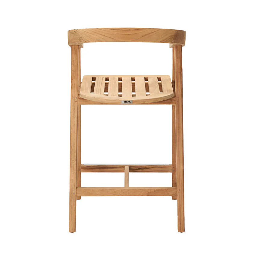 HiTeak La Costa Teak Patio Counter Height Dining Set 5PC