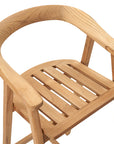 HiTeak La Costa Teak Patio Square Bar Dining Set 3PC
