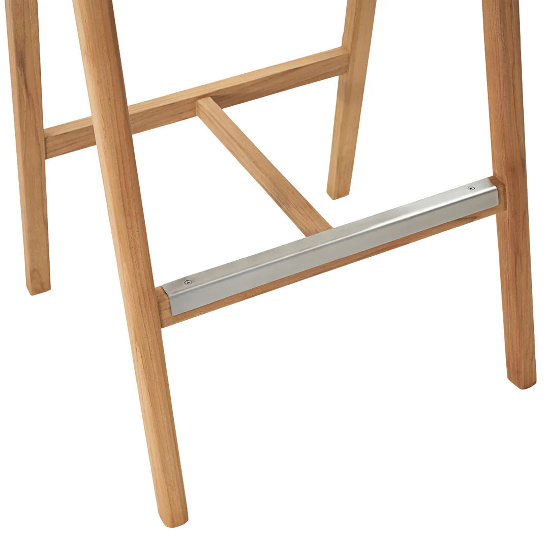 La Costa Teak Patio Square Bar Dining Set 3PC