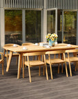 HiTeak La Costa Teak Patio Wide-Plank Dining Table