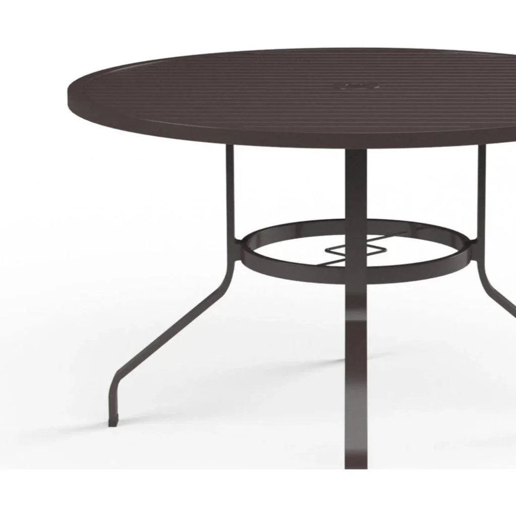 Sunset West La Jolla Aluminum Round Outdoor Dining Table