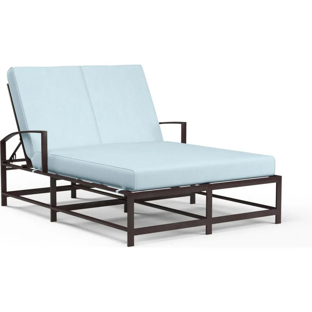 Sunset West La Jolla Sunbrella Double Outdoor Chaise