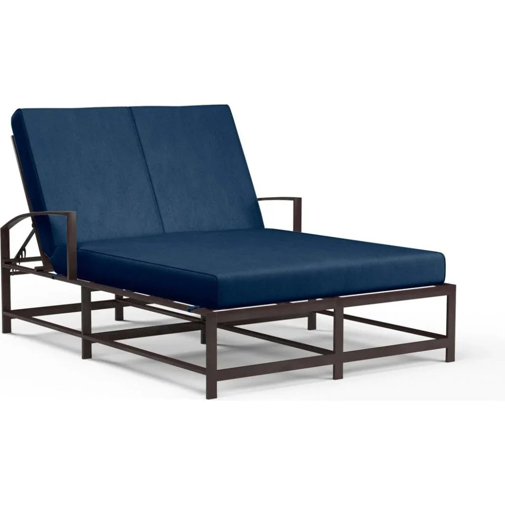 Sunset West La Jolla Sunbrella Double Outdoor Chaise