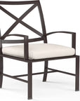 Sunset West La Jolla Sunbrella Outdoor Dining Chair 2PC