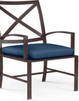 Sunset West La Jolla Sunbrella Outdoor Dining Chair 2PC