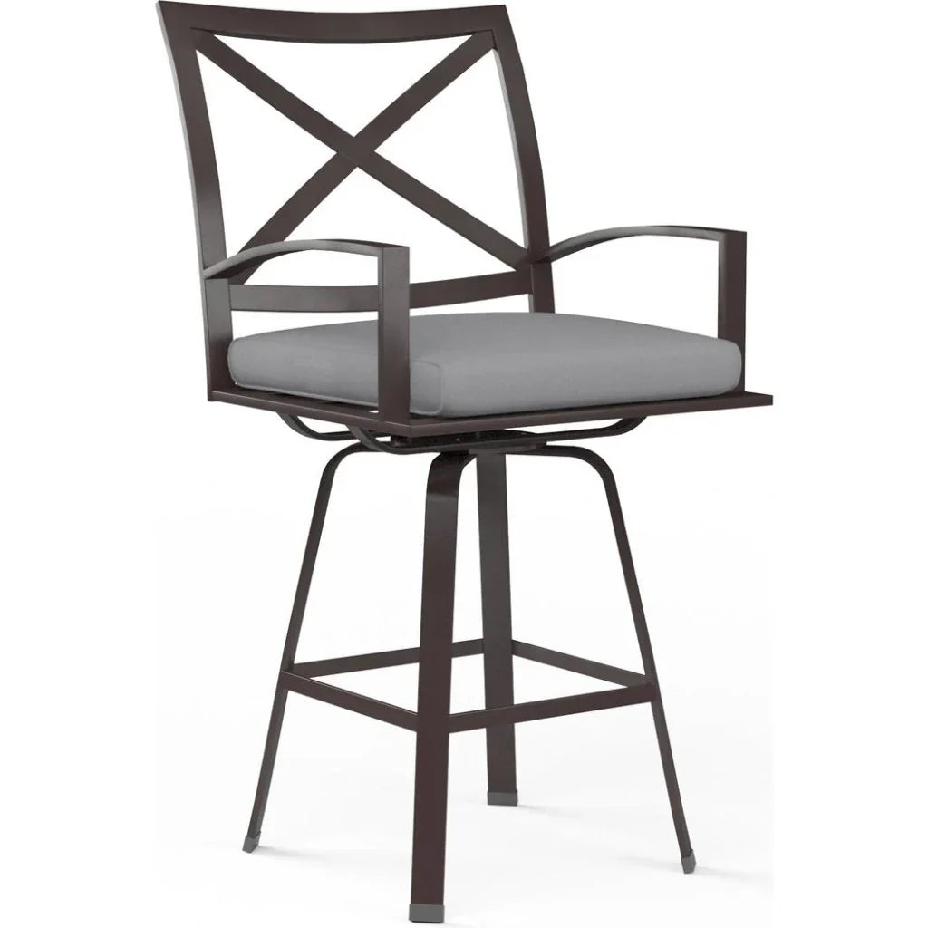Sunset West La Jolla Sunbrella Swivel Outdoor Barstool