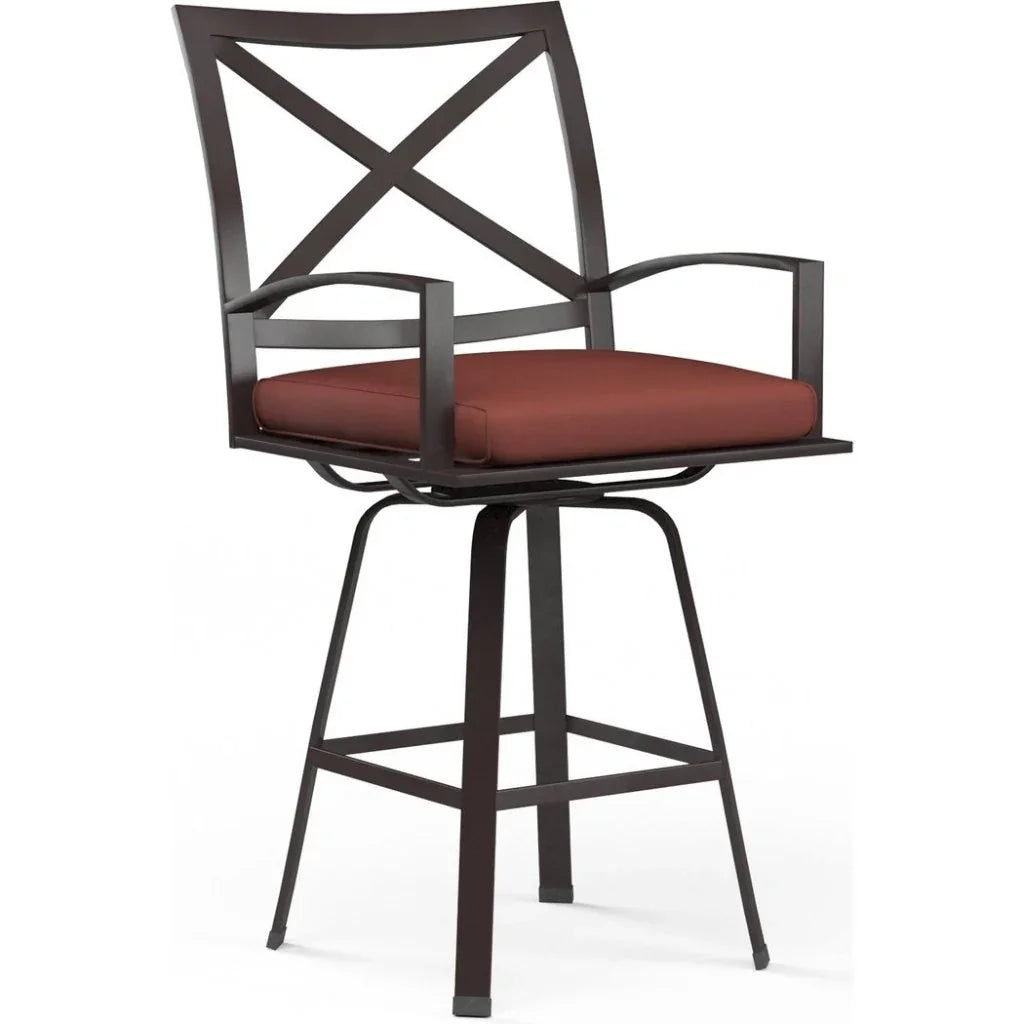 Sunset West La Jolla Sunbrella Swivel Outdoor Barstool