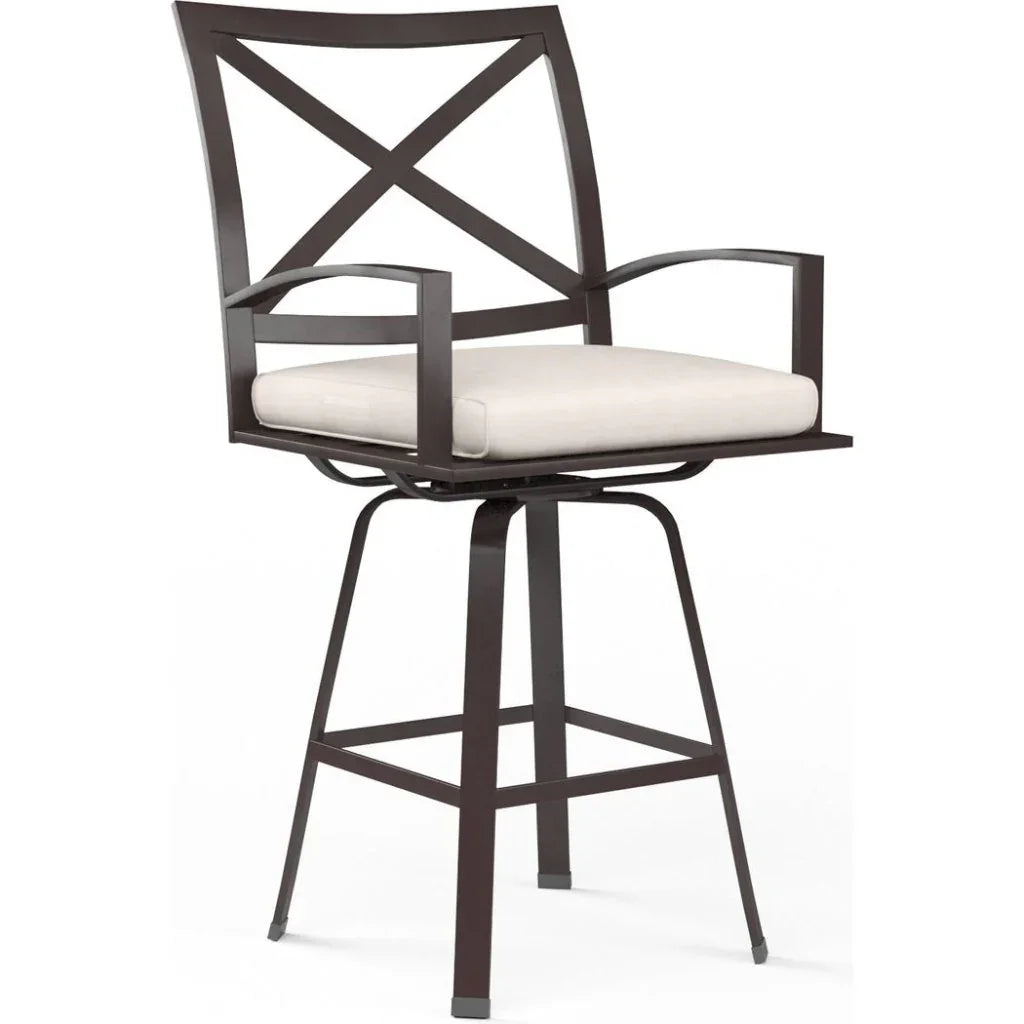 Sunset West La Jolla Sunbrella Swivel Outdoor Barstool