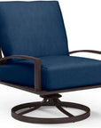 Sunset West La Jolla Sunbrella Swivel Outdoor Club Chair