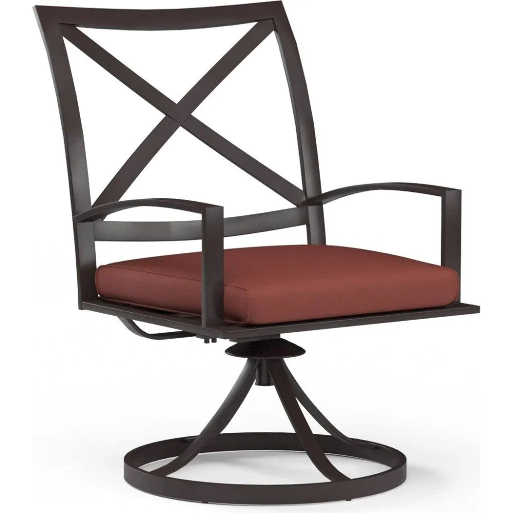 Sunset West La Jolla Swivel Outdoor Dining Chair 2PC
