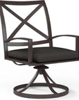 Sunset West La Jolla Swivel Outdoor Dining Chair 2PC