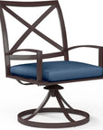 Sunset West La Jolla Swivel Outdoor Dining Chair 2PC