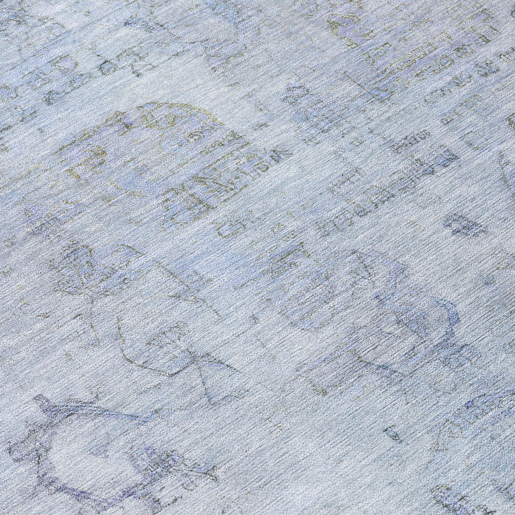 Addison Rugs Laeanor Blue Washable Indoor-Outdoor Rug