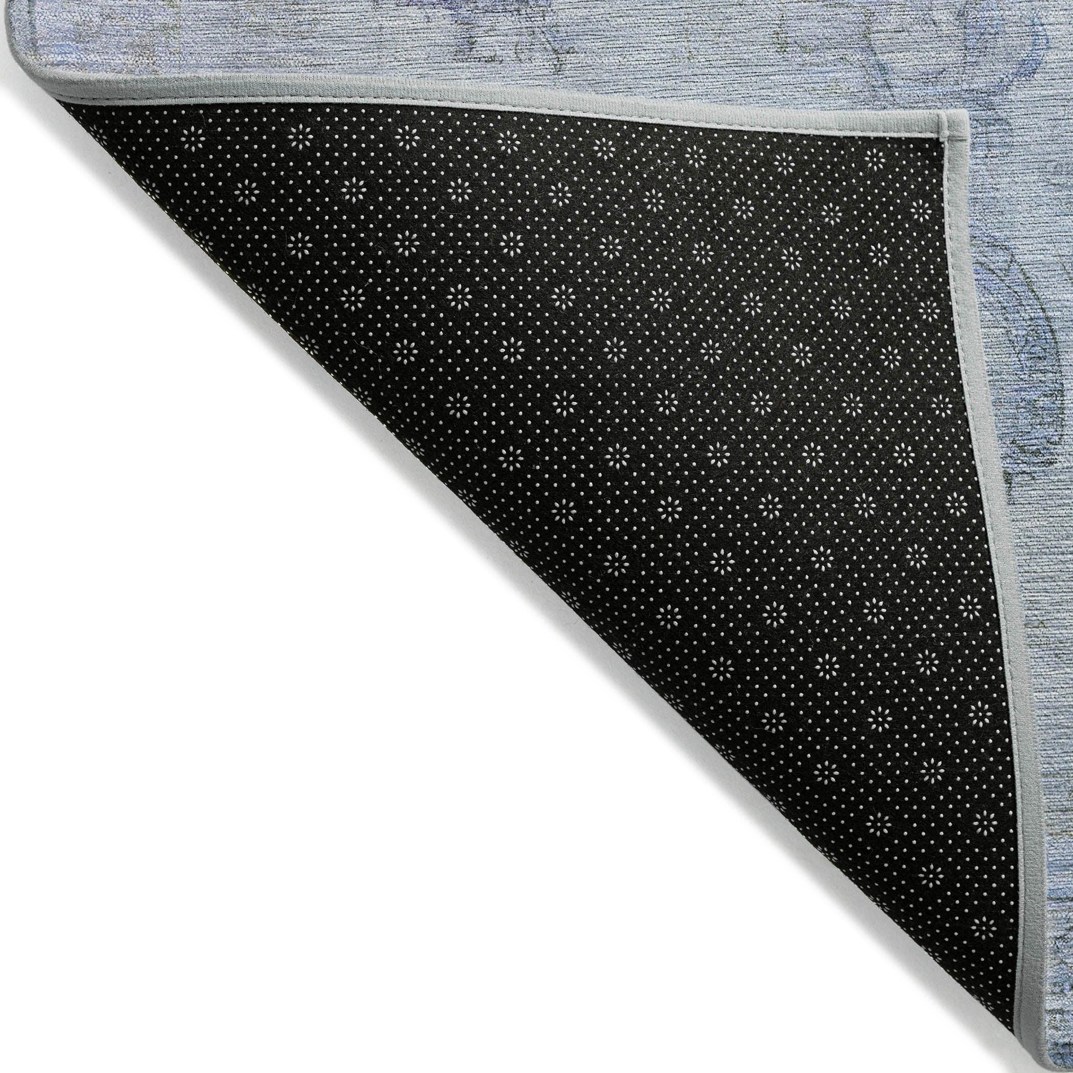 Addison Rugs Laeanor Blue Washable Indoor-Outdoor Rug