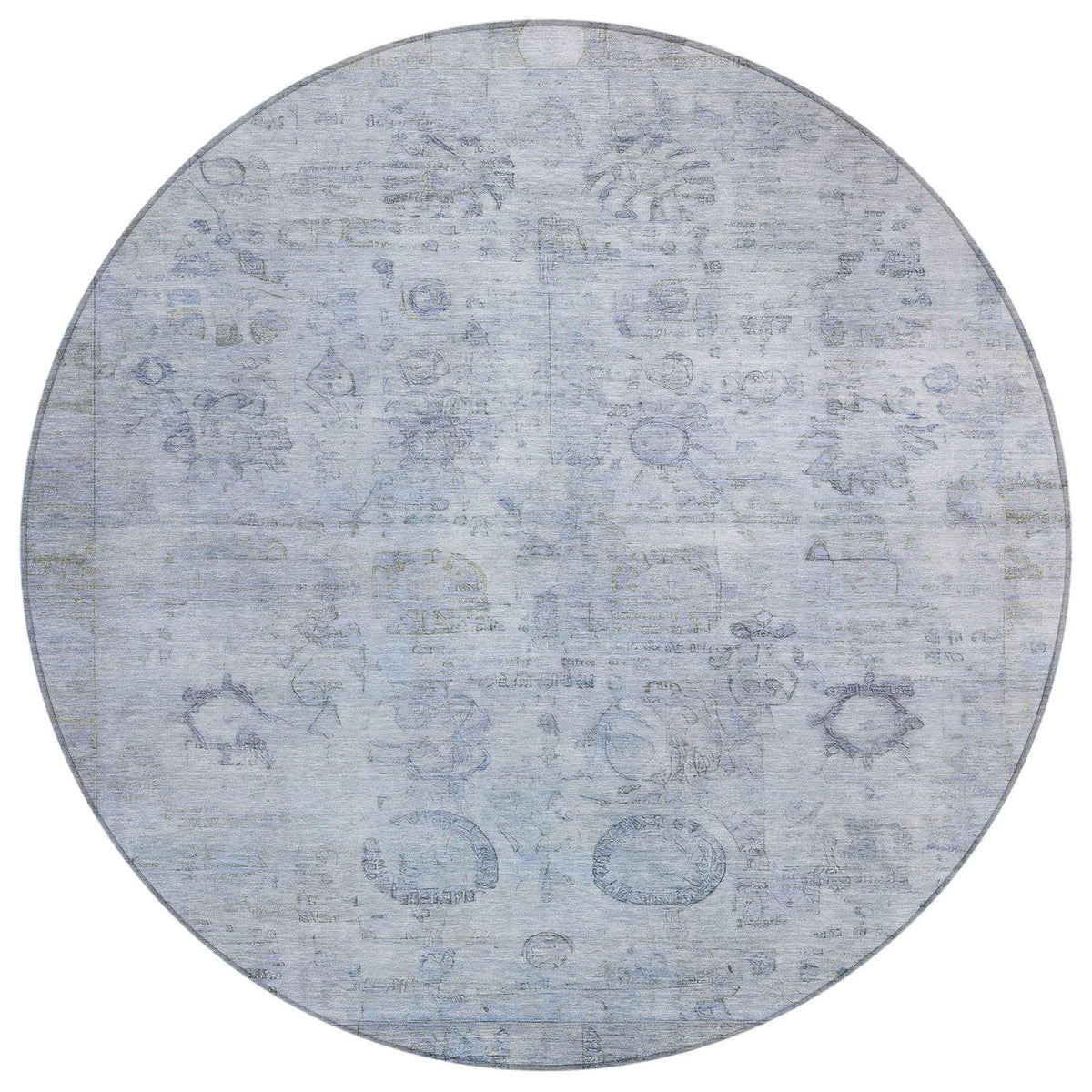 Addison Rugs Laeanor Blue Washable Indoor-Outdoor Rug